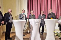 Der neue Amtsdirektor Christian Hasler (3. v. l.) nutzte die Talkrunde, um sich kurz vorzustellen.