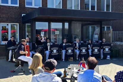Das Akkordeon Orchester Ostseekrabben begeisterte mit seinem Auftritt.