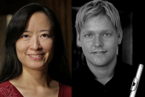 Yun Xu und Tim Henning Lüttge.