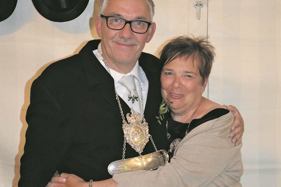 Das Majestätenpaar 2023: Udo Neumann und seine Frau Susann