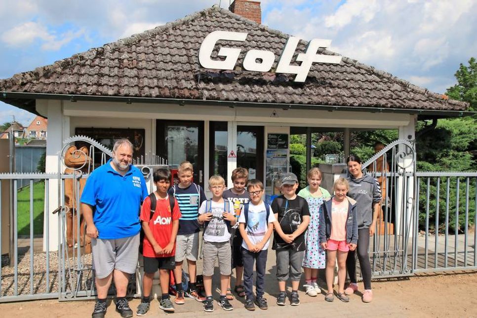 Minigolf.