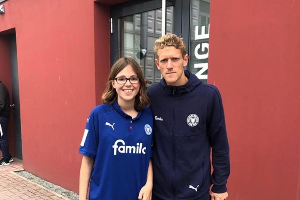 Auch Johannes van den Bergh (mit Fan Valena) bleibt ein Storch