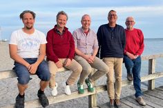 Florian  Drechsler,  Dirk  Cremer,  Jan  Gerthenrich,  Björn  Klemp und Otto Stoehr (v. lks.).