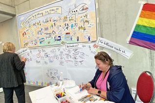 Das große Wimmelbild der Illustratorin Katrin Werbeck.