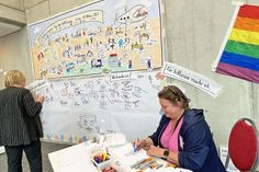 Das große Wimmelbild der Illustratorin Katrin Werbeck.