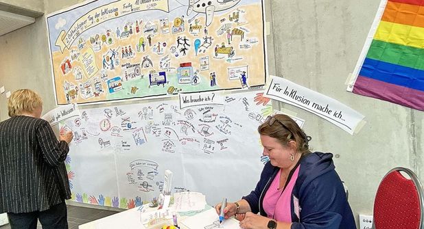 Das große Wimmelbild der Illustratorin Katrin Werbeck.