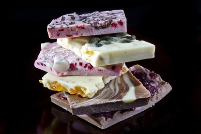 Bruchschokolade ist die ideale Last-Minute-Geschenkidee.