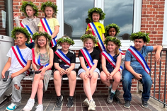Die Gewinner der Wettbewerbe = Kita: Melaher Kesete & Keno Schreiber, 1.Klasse: Zoey Heeckt & Fiete Lenz, 2.Klasse: Ida-Lotte Hutzfeld & Jamie Stolte, 3.Klasse: Johanna Hahn & Eyk Zimmermann und 4.Klasse: Freda Gehlhaus & Noah Fiss