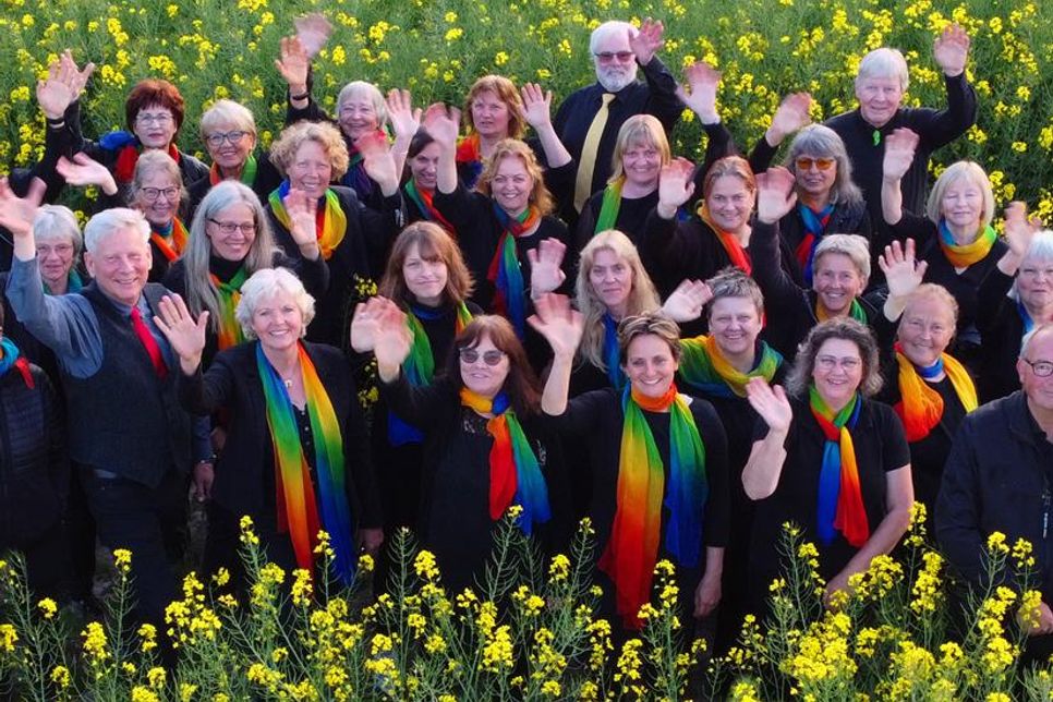 Die „Voice Company“ begeistert mit ihrem Programm „Heaven on earth“.