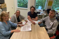 Das Orga-Kernteam (v. lks.): Sabine Pitschmann, Ergänzende unabhängige Teilhabeberatung Ostholstein (EUTB); Martina Scheel, Vorsitzende des Beirats für Menschen mit Behinderung im Kreis Ostholstein, Sebastian Bertram, Plattform Inklusive Jugendarbeit in Ostholstein (KJN Neustadt) und Oliver Scheplitz, Mittler im Haus Rosengarten und Floorball-Spartenleiter beim TSV Neustadt.