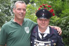 Bodo Brieger (lks.) zusammen mit Andre Closius, dem König aus dem letzten Jahr.
