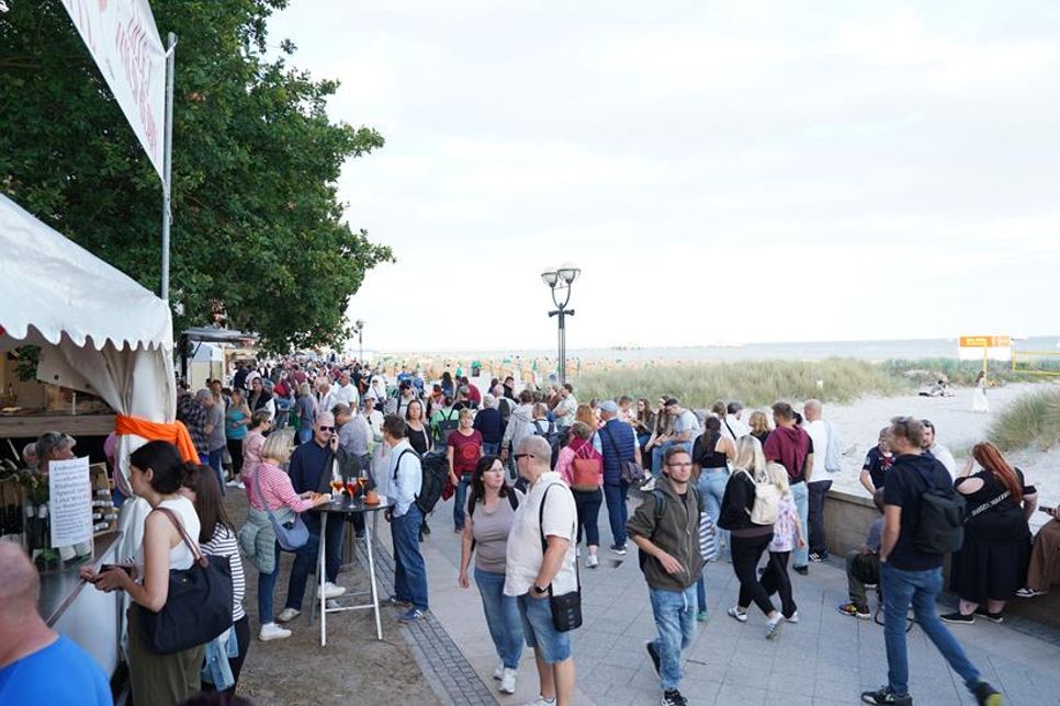 Die Foodtruckmeile entlang der Uferwiese sorgte für ein vielseitiges kulinarisches Angebot.