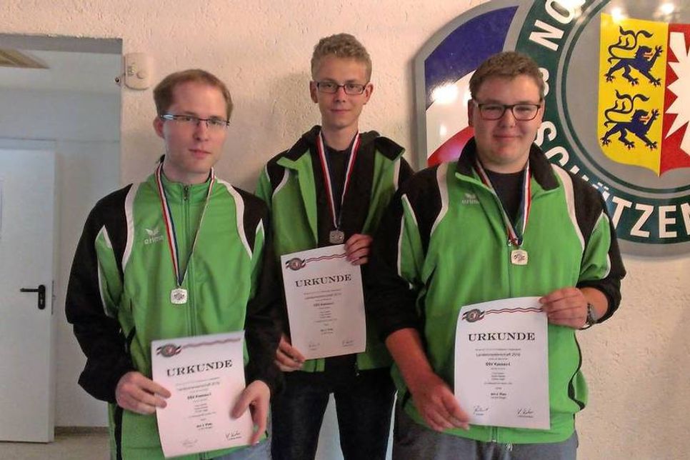 Florian Jeger, Andre Weede, Paul Venohr (v. lks.).