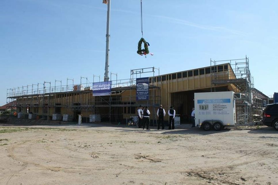 Das Gebäude umfasst 900 Quadratmeter Raumfläche.
