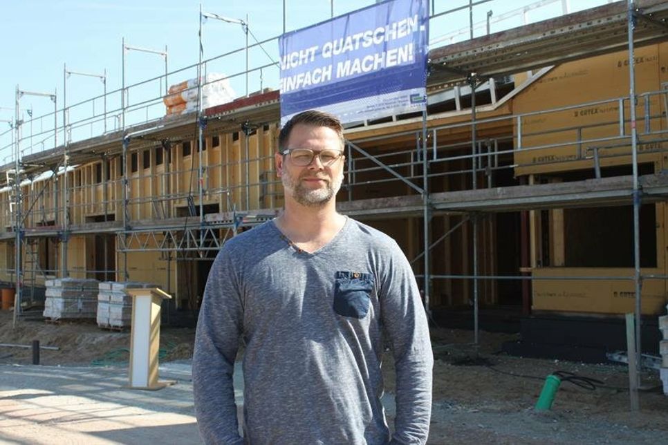 Arne Busdorf, aktuell noch in der Kindertagesstätte „Am Wasserturm“ tätig, wird 2022 Leiter des neuen Kindergartens.