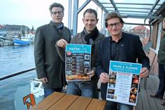 Haben für den 30. Dezember ein Paket geschnürt, das musikalisch keine Wünsche offen lässt: TALB-Vorstand André Rosinski, Franz Ijben, ab März 2017 zuständig für das Veranstaltungsangebot in Neustadt-Pelzerhaken-Rettin, sowie TALB-Veranstaltungsleiter Hansjörg Conzelmann (v. lks.).