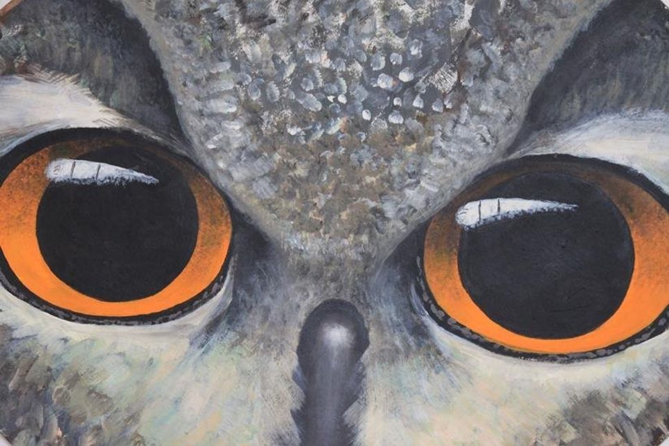 „Der geheimnisvolle Jäger“ von Jürgen Werner faszinierte bei der Ausstellung „Kunstprojekt vom Fliegen“ im Jahr 2016.