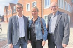 Henning Reimann (lks.) und Martin Liegmann mit ihrer Nachfolgerin und neuen DKSB-Geschäftsführerin Kerstin Olschowsky.