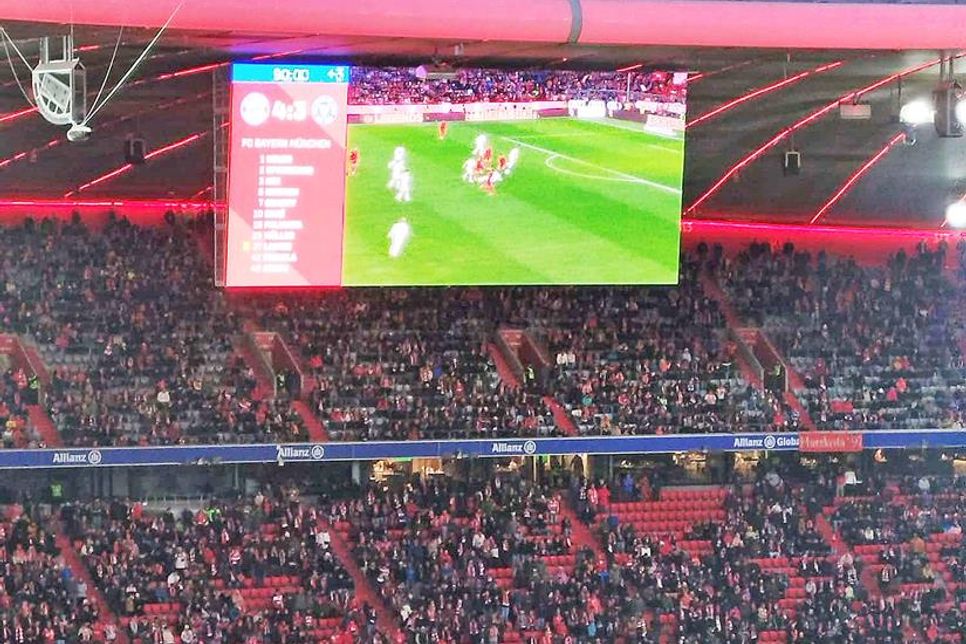 Ein knappes 3:4 gab es in München.