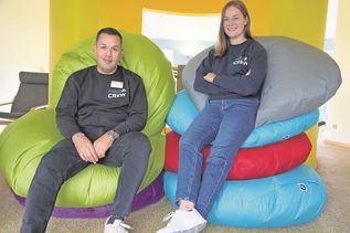 Frank Schmid und Nele Mohr gehören zur Crew vom Jugendtreff Dahme.