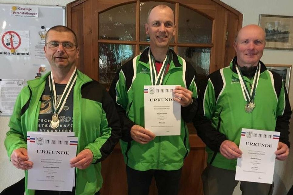 Andreas Berthold, Stephan Dohm und Bernd Klepper (v. lks.).