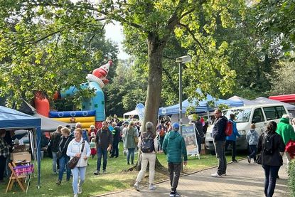 Viele Vereine und Verbände beteiligten sich wieder am Nicolaimarkt.