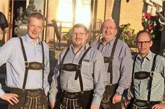 Garanten für gute Stimmung und beste Laune, die Vogelberg-Musikanten.