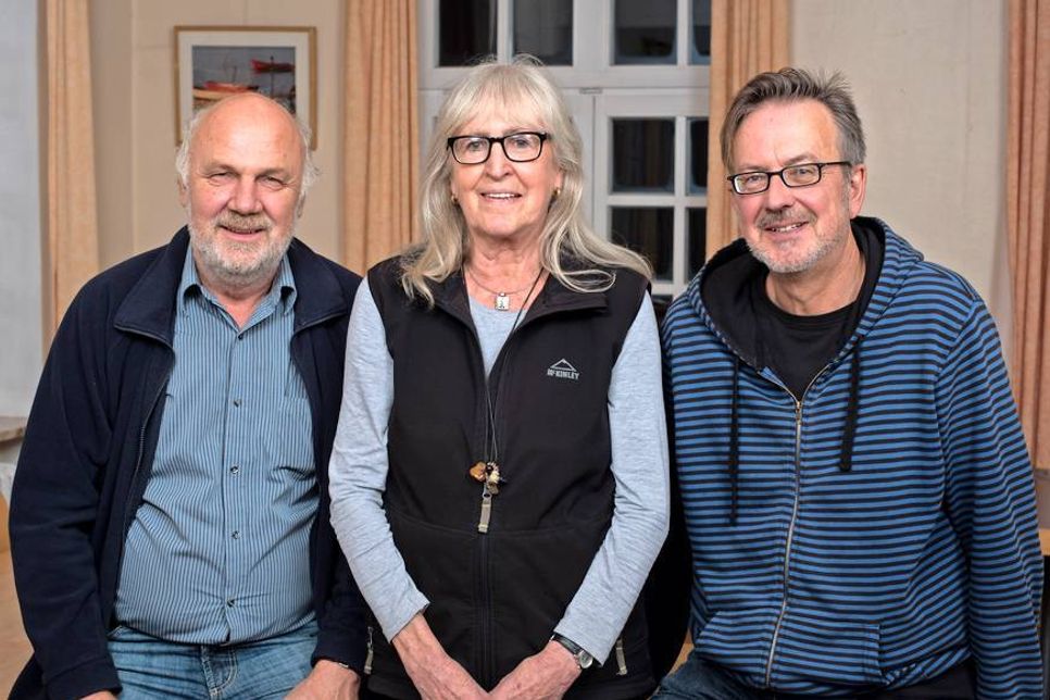 Willy Heckel, Maren Pasenau und Dr. Michael Böckenhauer (v. lks.). (Foto Reimo Schaaf)