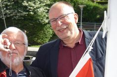 Peter Schumacher und 2. Vorsitzender Dr. Axel Huffziger (v. lks.).