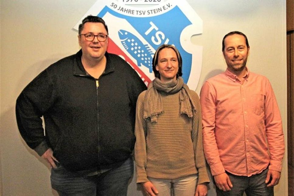 . Vors. Timo Szopieray, Schriftführerin Nicole Szidat und 2. Vors. Frederic Dannemann