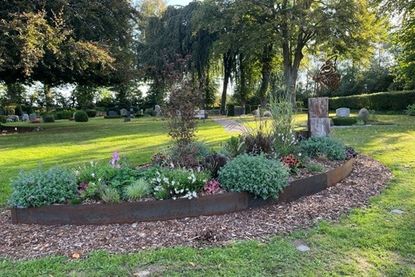 Der „Schmetterlingsgarten“ ist das neue Areal für Urnen- und Erdbestattungen.