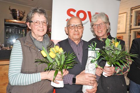 Als Beisitzer werden Regina Flemke, Willi Schulz und Andrea Hofer (v.li.) den Vorstand unterstützen.