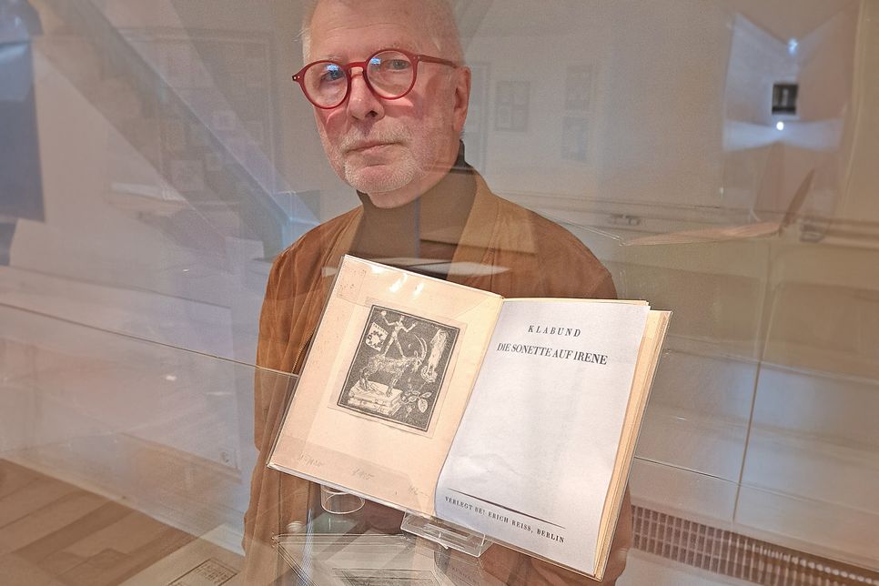 Der Mann hinter der Sammlung: Michael Schalke ist den Exlibris seit 35 Jahren auf der Spur.