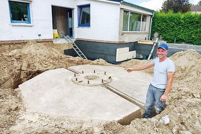 Historischer Fund im Garten: Lübecker stößt in Sereetz auf mutmaßliche Flakstellung