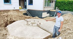 Historischer Fund im Garten: Lübecker stößt in Sereetz auf mutmaßliche Flakstellung