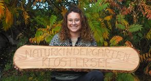 Leiterin Josi Bente freut sich auf den Start des „Naturkindergartens Klostersee“.