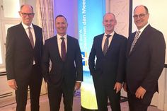 Dirk Dejewski, Lars Nissen, Dr. Rainer Bouss und Stefan Frahm (v. lks.).
