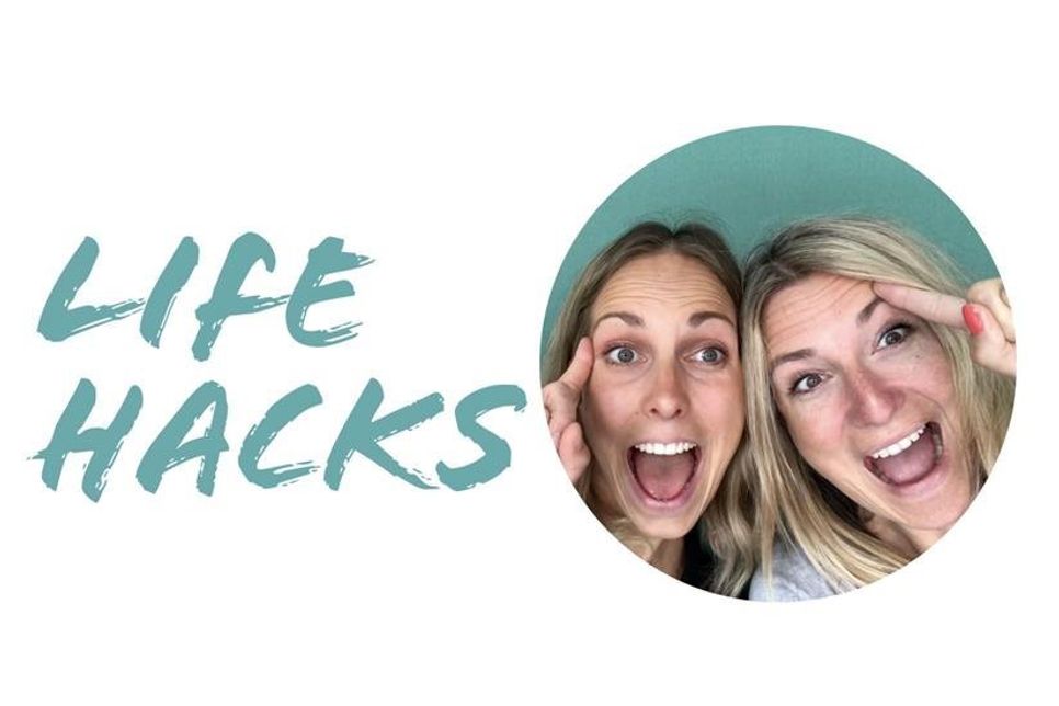 Die reporter-Redakteurinnen Kristina Kolbe (lks.) und Gesche Muchow präsentieren und testen die Lifehacks der Woche.