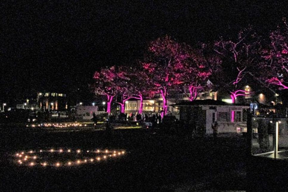 Die gesamte Promenade vor dem Strandhotel Seeblick