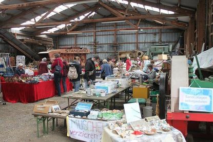 Jede Menge zu entdecken und viel Handgemachtes gab es auf dem Hof-Markt.