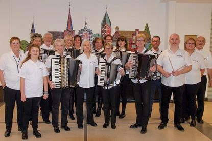 Die Ostseekrabben im Dezember 2019 nach ihrem beliebten Adventskonzert in der Jacob-Lienau-Schule (Foto: Henning Beck).