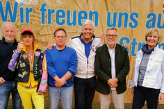 Martin Böller, Rose Porombka, Michael Jung, Gerardo Baumbach, Hartmut Wildfang und Sigrid Westphal (v. lks.).