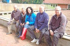 Sie haben die Aktion in Schwentinental vorbereitet: Christian Müller, Rena Hartig, Jana Schmidt, Marco Evers, Marco Koppenhagen (v.l.).