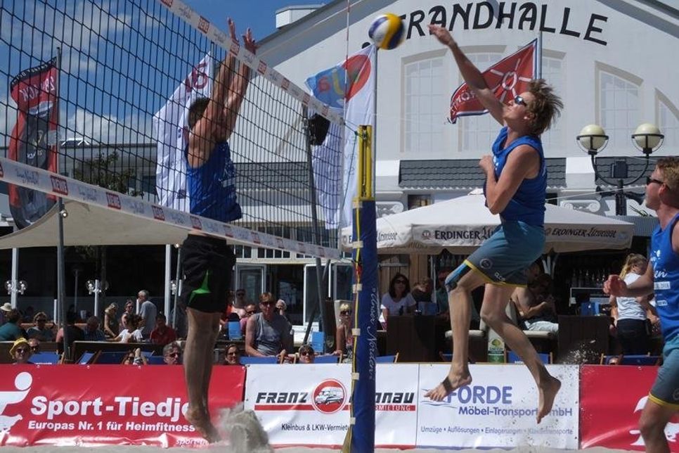 Das Finalturnier der „Flens Beach-Tour“ findet am 29. und 30. Juni am Strand an der Seebrücke statt.