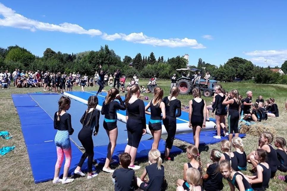 Kinder-Turnschau des TSV Lensahn.