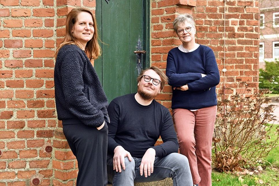 Lena Sonntag, Christoph Liedtke und Antje Wissemann (v.li.) ergänzen sich bestens und freuen sich über das Zusammenwirken.