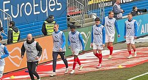 „Warm up“ für den VfB Stuttgart.