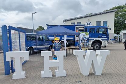 Das THW zum Voßberg Tag 2025.