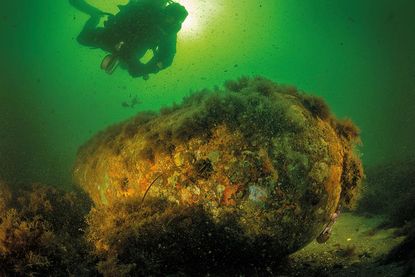 Sperrgebiet zur Bergung der Munitionsaltlasten in der Ostsee.