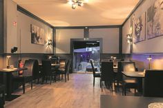 Im Gastraum des „Low In“ trifft modernes Design auf Wohlfühlatmosphäre.